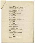 Moe Howard's 7pp. Script for an Appearance by The Three Stooges on Milton Berle's ''Texaco Star Theatre'' -- Likely for Their 10 October 1950 Appearance -- Very Good Condition
